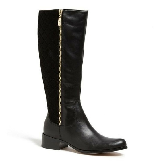 PU Leather Wedge Boots with Side Zip